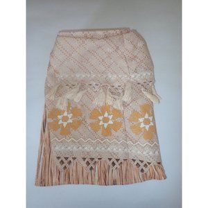 DISNEY STORE Girls Moana Costume Skirt Tassel Kids Size‎ 4 Floral Hawaiian